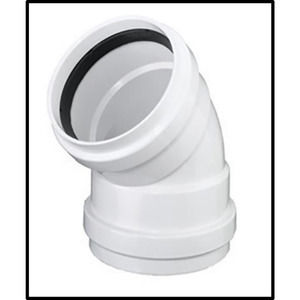 (4) TIGRE 4" Sewer and Drain‎ 45º Elbow PVC SDR 35 ASTM D-3034/F1336 CSA B182.2